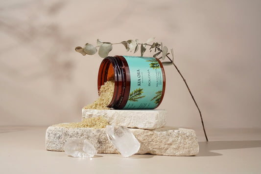 BOLONIA – Sales de baño botánicas con cuarzo cristal y aceites esenciales